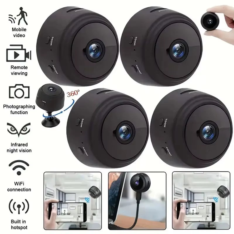 Hidden Camera 1080P Wifi, Mini Camera with Motion Detection APP Control, Small Wireless Nanny Cam for Home Security Monitoring