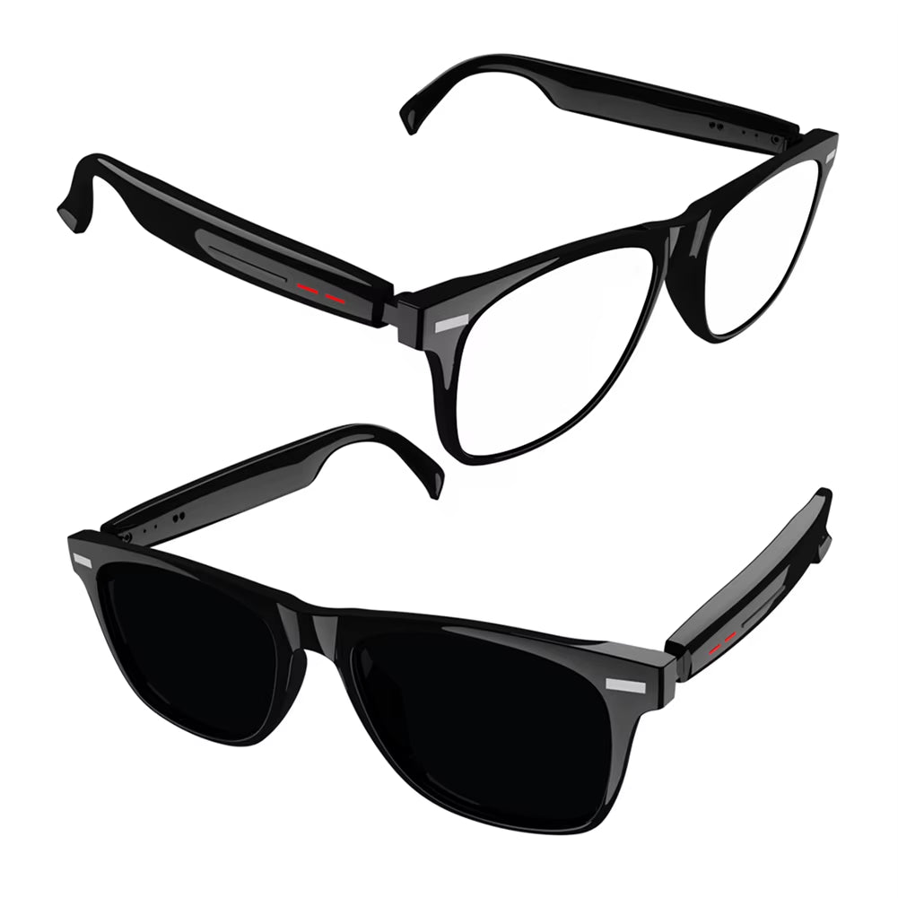 Camera Glasses AI Voice Assistant BT Audio Glasses Open Ear Sound Mic & Speakers Outdoor Sport Glasses with Camera for Women Men