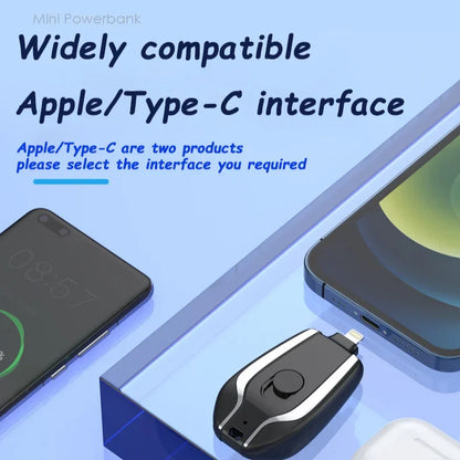 Xiaomi 1500Mah Mini Keychain Power Bank Emergency Supply Portable Charger Compatibility for Iphone Samsung Small Size 2025 New