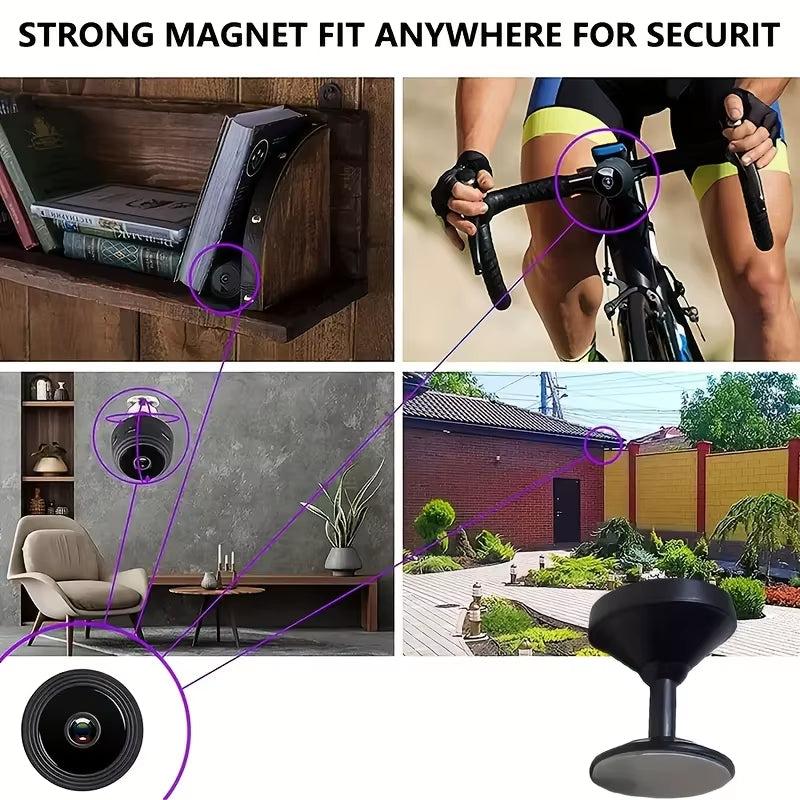 Hidden Camera 1080P Wifi, Mini Camera with Motion Detection APP Control, Small Wireless Nanny Cam for Home Security Monitoring